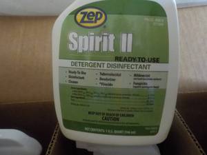 Case of 12 Quart Bottle ZEP Spirit ...
