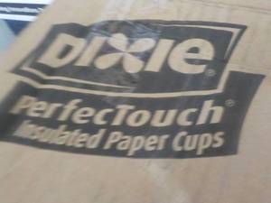 Case of 8 oz Insulated Paper Cups...