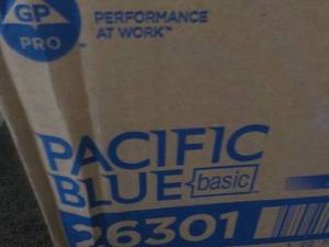 Pacific Blue case of 6 Brown Rolls ...