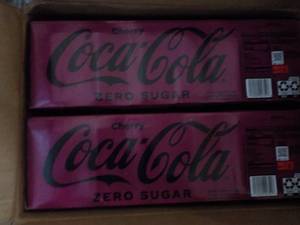 2 - 12 packs Coco Cola Cherry Zero ...