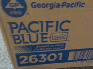 Pacific Bue case of 6 Brown Paper T...