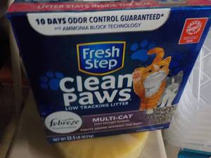 22.5 lb. Box Fresh Step Clean Paws ...