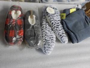 3 Pair Slippers and size L Jogging ...