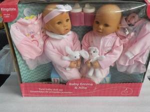 Baby Emma and Allie...