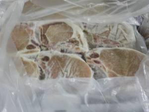 10 lb. Box Bone In Frozen Pork Chop...