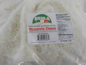 5 lb. Bag Frozen Mozzarella Cheese...