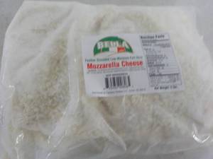 5 lb. Bag Frozen Mozzarella Cheese...