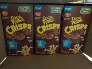 4 Cases Post Cocoa Pebbles Crisps...