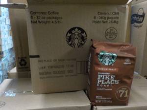 6 - 12 0z Bags Starbucks Pikes Pla...