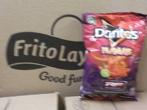 Case of Doritos Flamas Chips...