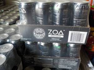 2 - 12 Packs ZOA Zero Sugar Energy ...