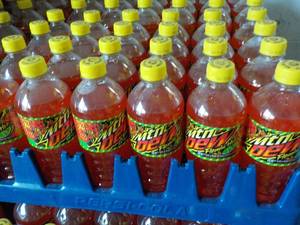 24 pack Mountain Dew Flamin Hot...