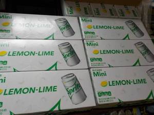6 - 10 packs Sprite Lemon Lime Mini...
