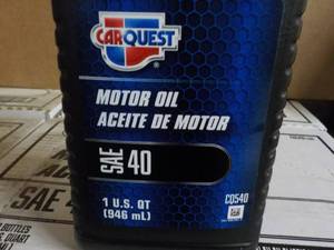 Case of 12 Qt Bottles Carquest Moto...