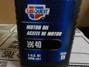 Case of 12 Qt Bottles Carquest Moto...