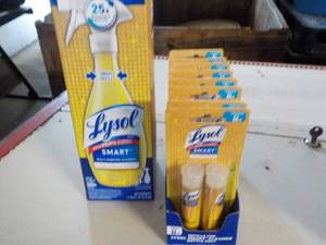 1 Lysol Spray Bottle and Refills...