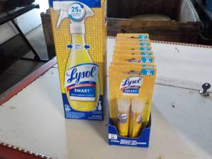 1 Lysol Spray Bottle and Refills...