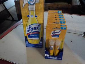 1 Lysol Spray Bottle and Refills...