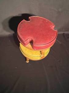 lot 143 image: Pair of Vintage Mid-Century Modern Stacking Stools