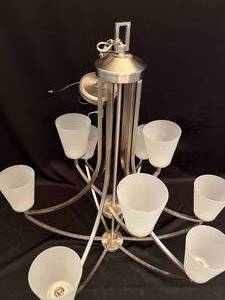 lot 144 image: Silver Chandelier