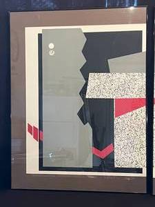 lot 23 image: Silvio Zamorani Serigraph Dip Tych