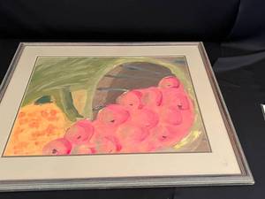 lot 39 image: Original Art of Fruit Still Life