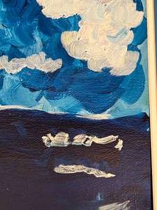 lot 45 image: Signed Original Art - Sea and Sky