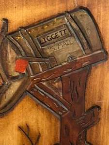 lot 49 image: Carved Wood Art