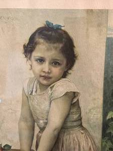 lot 60 image: Yvonne by French Painter William Adophe Bouguereau 1896