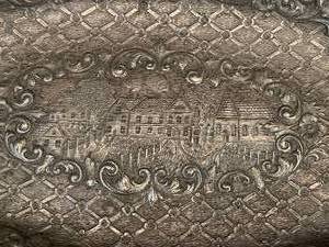 lot 95 image: Silver Tray with Design #3530