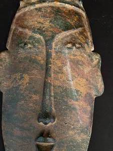 lot 117 image: Large Clay Hanging Mask