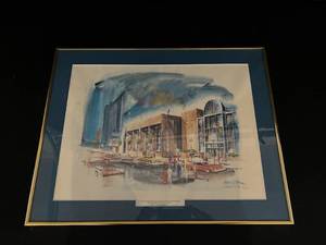 lot 127 image: Signed Ward Olson Picture