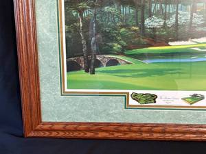 lot 20 image: AUGUSTA - The Dream Course Golf Print by Elizabeth Peper - Signed and Numbered