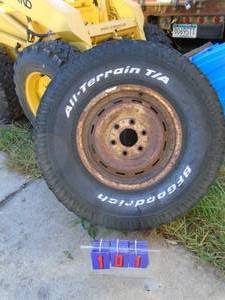 BF Goodrich 28575r16 spare tire. GM wheel. Good shape. As shown.