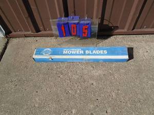 Mower blades for cub cadet pt # 759-3817. As shown.