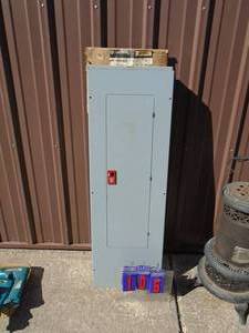 GE fuse panel. 200 amp. Appears new. As shown.