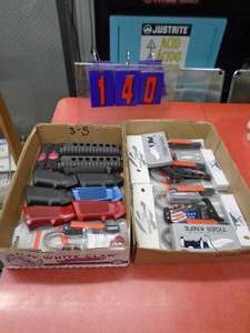 Flat of ar parts & knives. As shown.