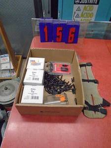 Flat of archery supplies. As shown.