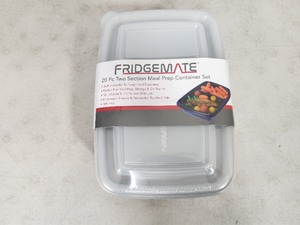 New FridgeMate 20 Piece Meal Prep Set