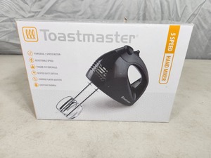 New Toastmaster 5 Speed Hand Mixer