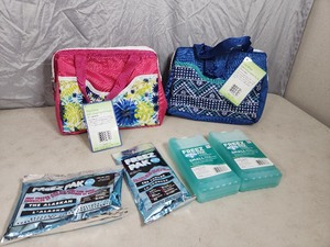 2 New Lunch Purses and 4 New Ice Packs