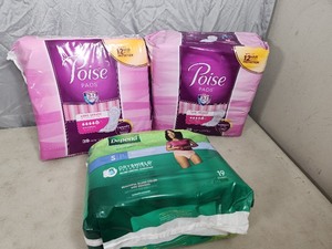 Poise Pads and More