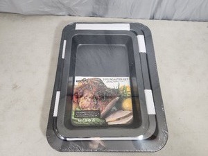 New EuroHome 3 Piece Roaster Pan Set