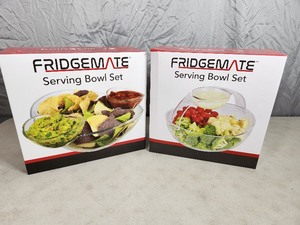 2 New FridgeMate Serving Bowl Sets