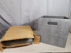 New Case of 6 Fabric Storage Bins
