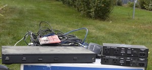lot 8 image: Furman Power conditioners, speaker selector