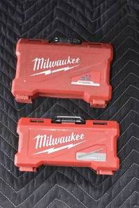 lot 36 image: Milwaukee Driver and Drill bit kits