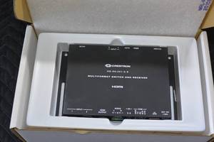 lot 82 image: Crestron DM Lite HDMI over CATx Transmitter & 3x1 Auto-Switcher