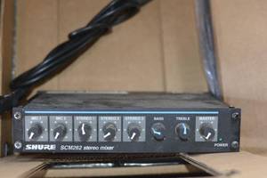 lot 86 image: Shure Stereo Microphone Mixer