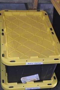 lot 101 image: HDX Tough Tote with Audio Cables